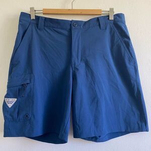 Columbia PFG blue Shorts Size 34 Cargo Sporty Athleisure